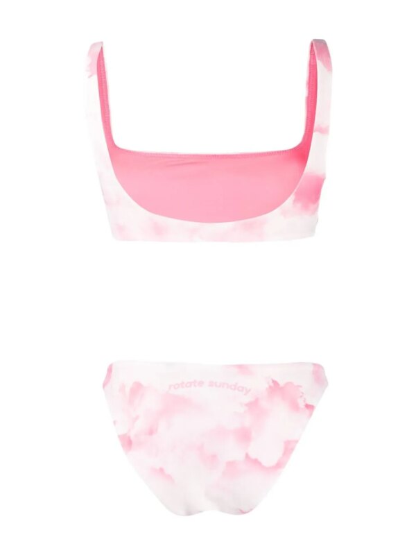 ROTATE BIRGER CHRISTENSEN Bikini met tie-dye print - Roze