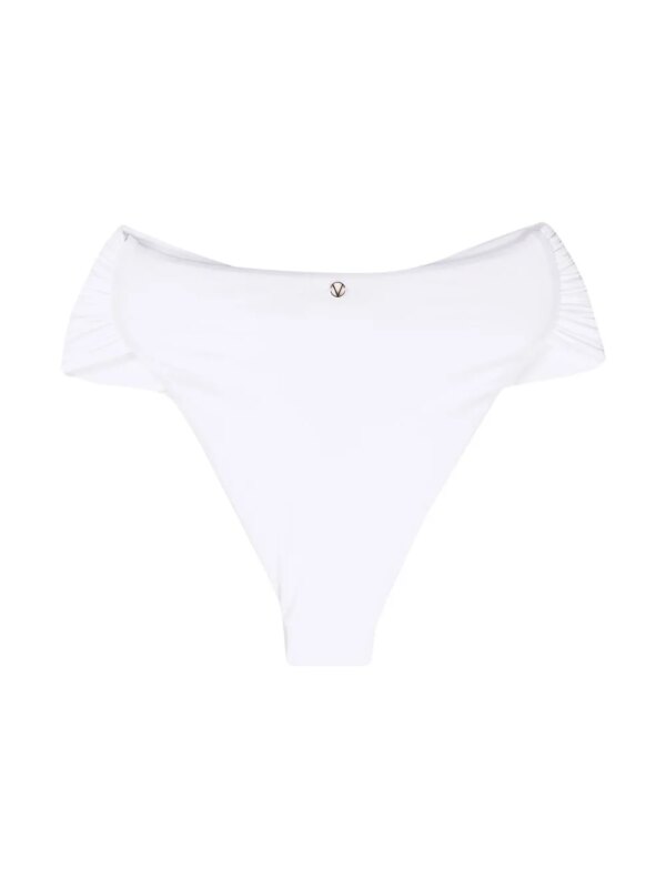 La Reveche Bikinislip met ruches - Wit