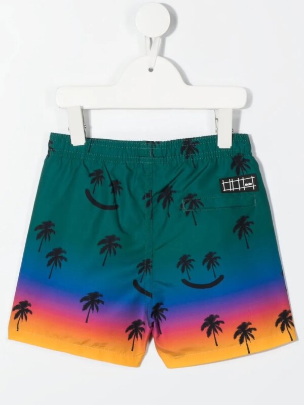 Molo Zwembroek met palmboomprint - Groen