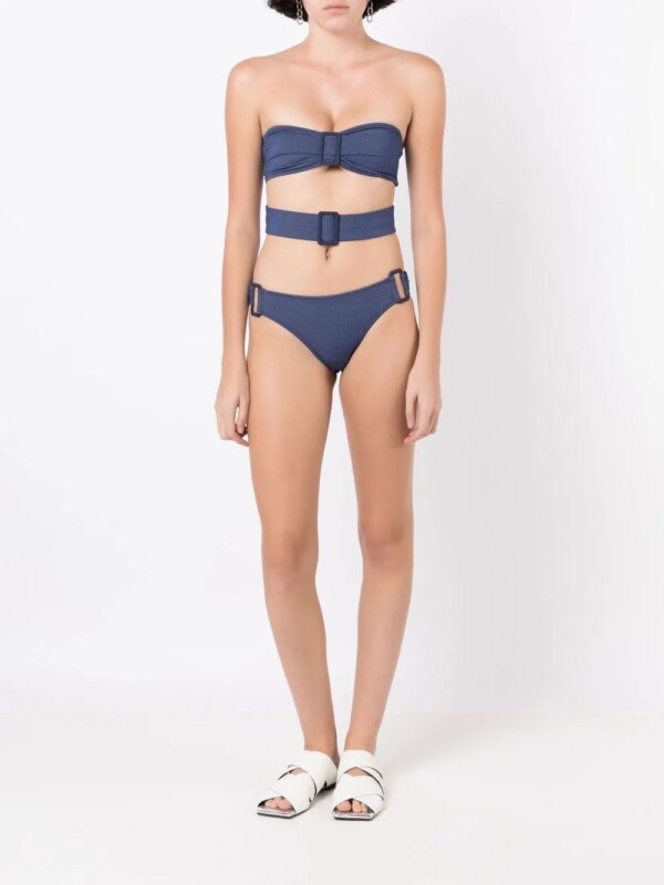 Gloria Coelho Bandeau bikinitop - Blauw