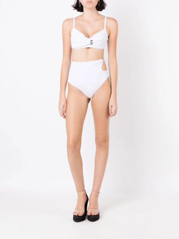 Amir Slama Bikini met uitgesneden detail - Wit
