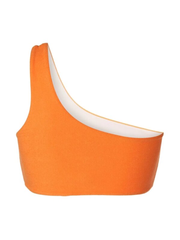 Faithfull the Brand Asymmetrische bikinitop - Oranje