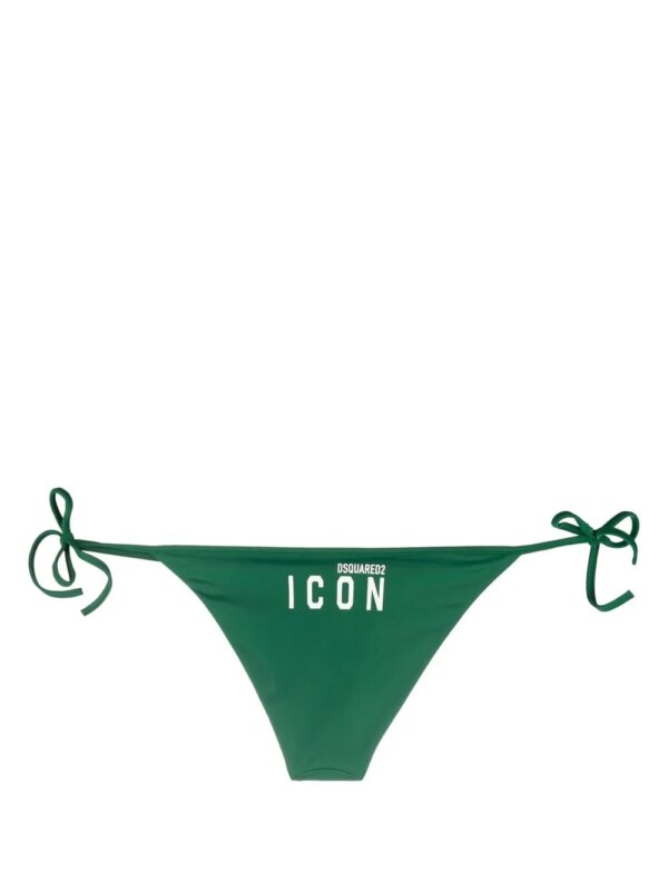 DSQUARED2 Bikinislip met logoprint - Groen