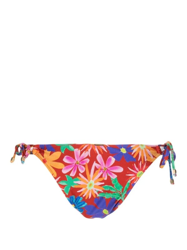 PatBO Bikinislip met bloemenprint - Rood