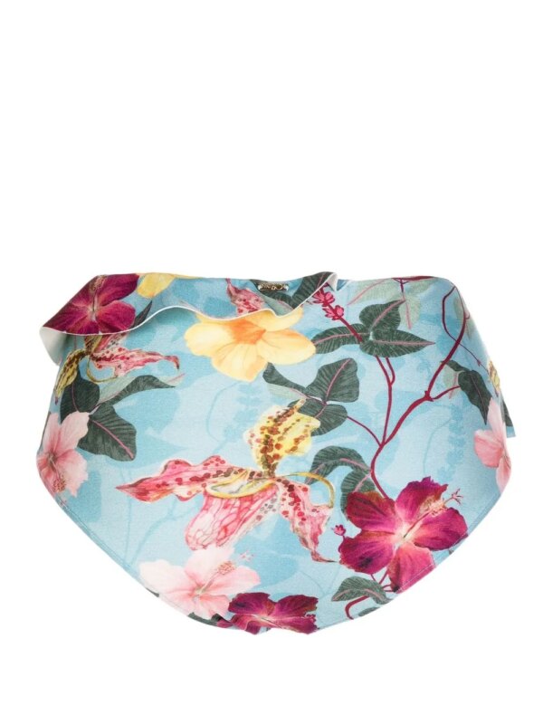 PatBO Bikinislip met ruches - Blauw