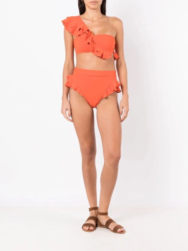 Clube Bossa Asymmetrische bikinitop - Oranje