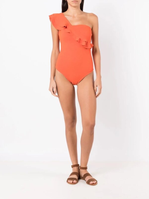 Clube Bossa Asymmetrische badpak - Oranje