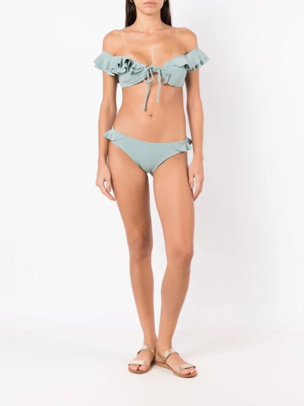 Clube Bossa Off-shoulder bikinitop - Blauw