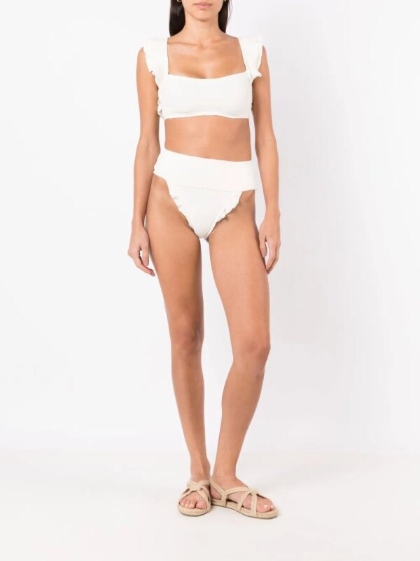 Clube Bossa High waist bikinislip - Wit