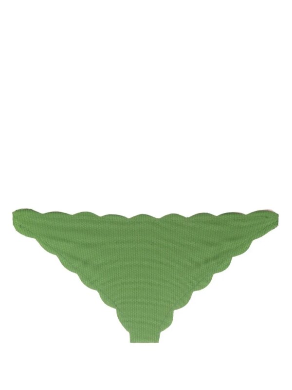 Marysia Bikinislip met gewelfde afwerking - Groen
