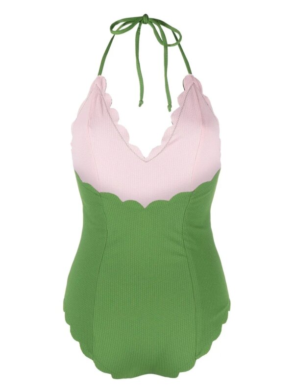 Marysia Gewelfde badpak - Groen