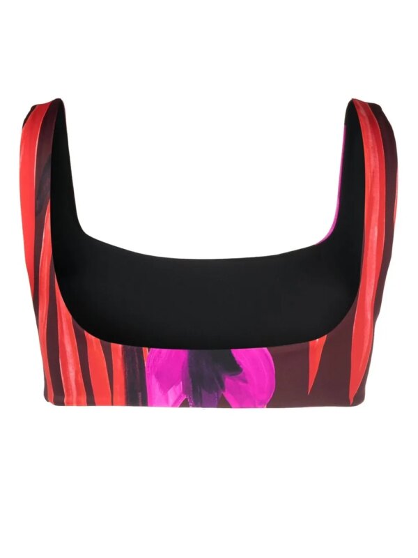 Louisa Ballou Bikinitop met ronde hals - Grijs