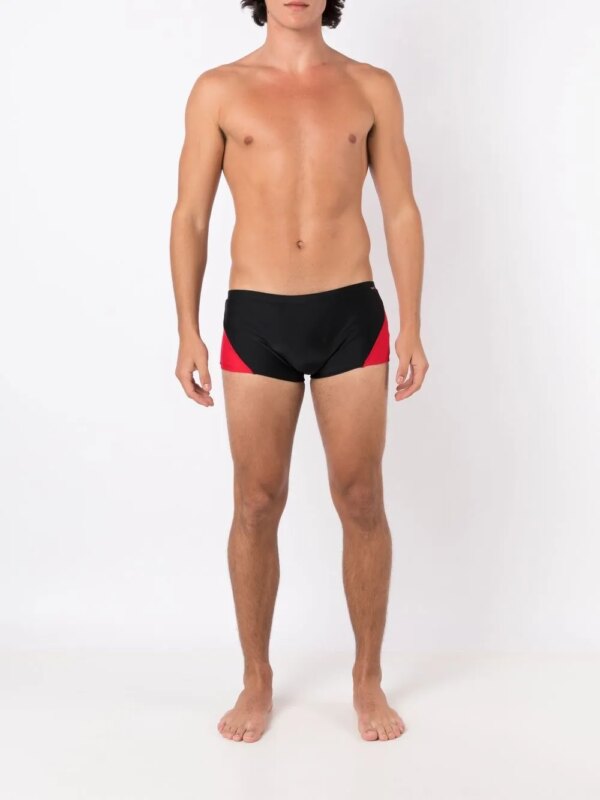 Amir Slama Tweekleurige zwembroek - Rood