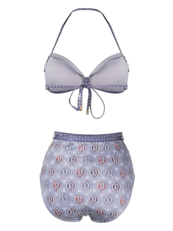ZIMMERMANN Bikini met paisley-print - Blauw