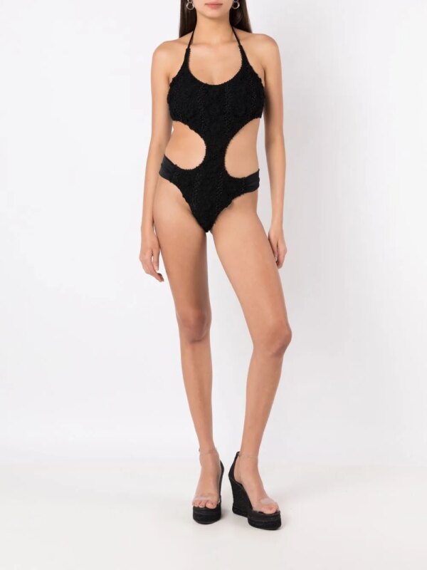 Amir Slama Badpak met halternek - Rood