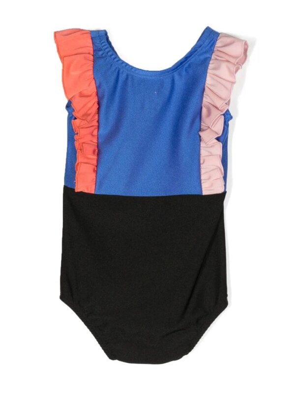 WAUW CAPOW by BANGBANG Harper badpak met ruches - Blauw