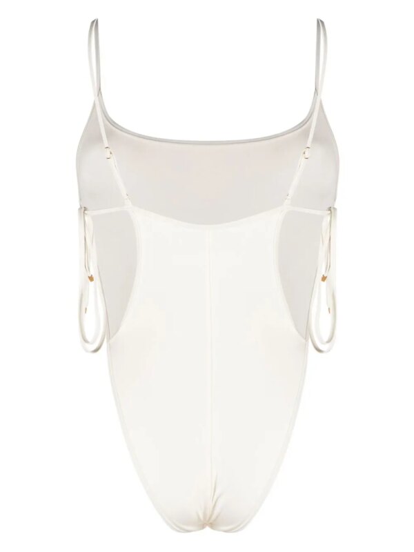 Blumarine Badpak met gestrikte zijkant - Wit