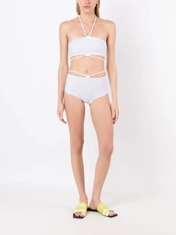 Gloria Coelho High waist bikini - Wit