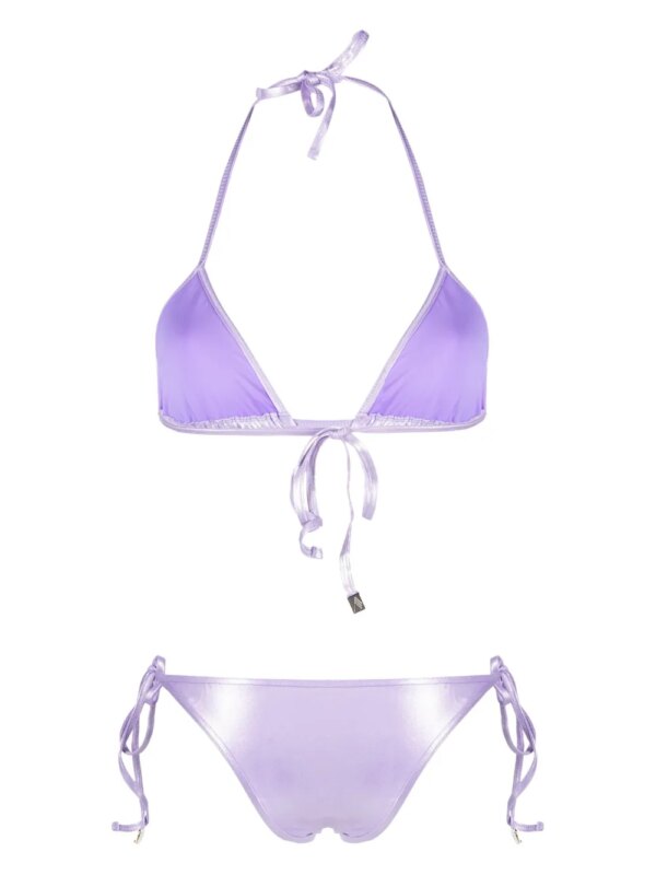 The Attico Triangel bikini - Paars