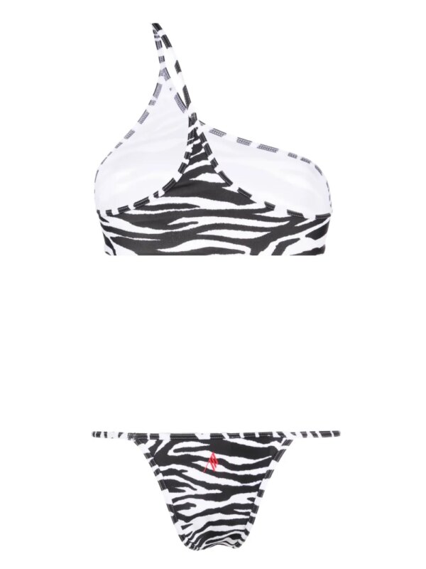 The Attico Asymmetrische bikini - Wit