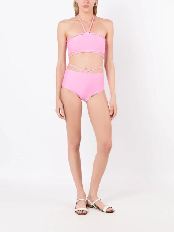 Gloria Coelho High waist bikinislip - Roze