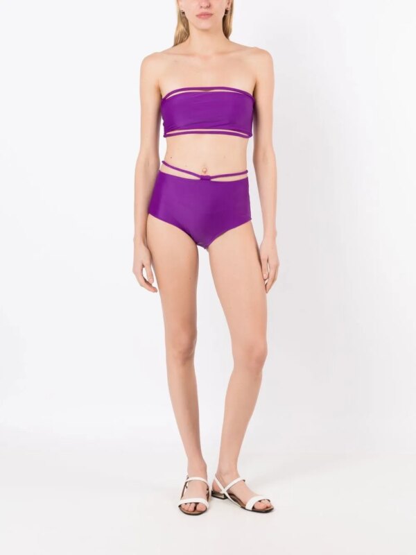 Gloria Coelho Strapless bikinitop - Paars