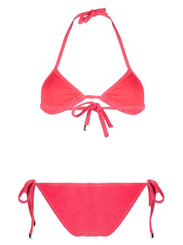 The Attico Triangel bikini - Rood