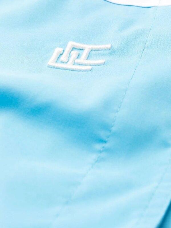 Palm Angels Zwembroek met geborduurd logo - Blauw