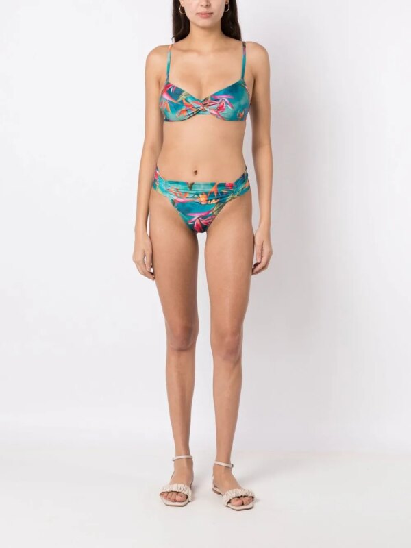 Lygia & Nanny Bikinitop met print - Blauw