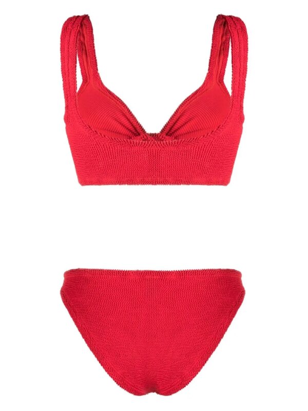 Hunza G Gekreukte bikini - Rood
