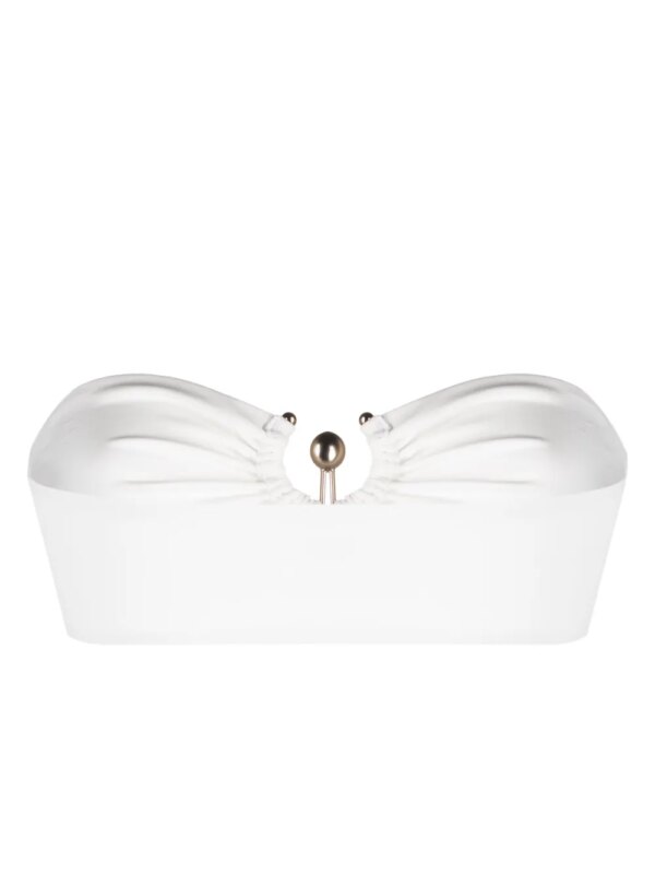 Christopher Esber Bandeau bikinitop - Wit