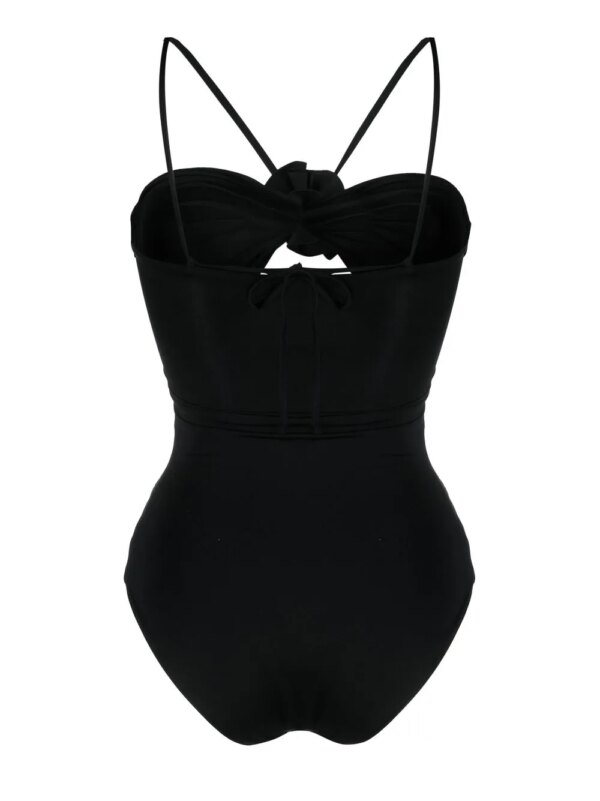 Maygel Coronel Badpak met uitgesneden detail - Zwart