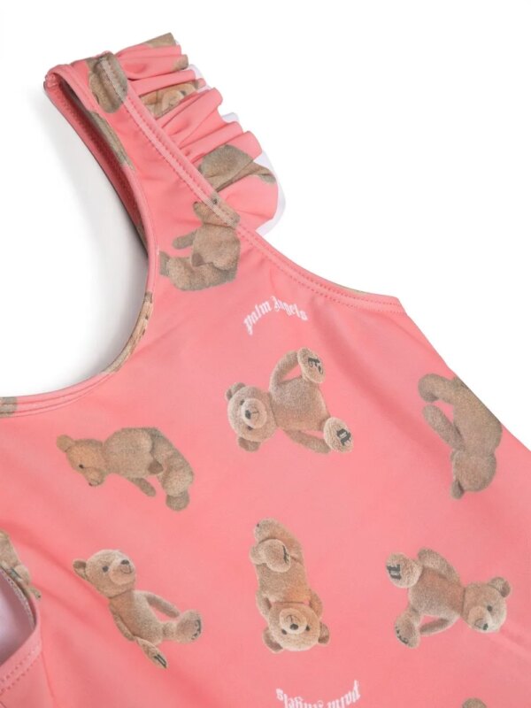 Palm Angels Kids Badpak met teddybeerprint - Roze