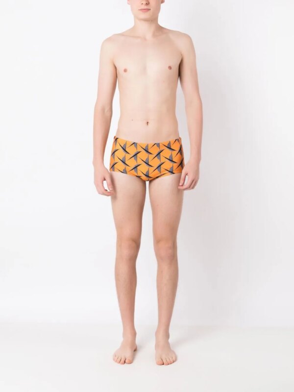 Lygia & Nanny Zwembroek met print - Oranje