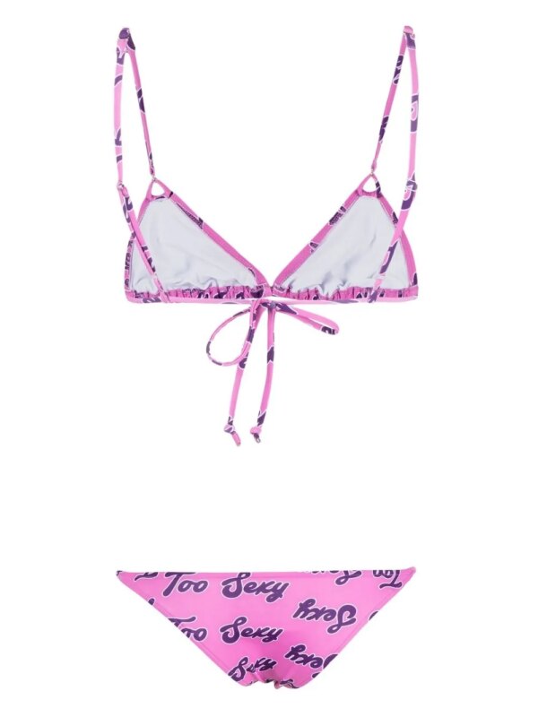 Natasha Zinko Bikini met print - Roze