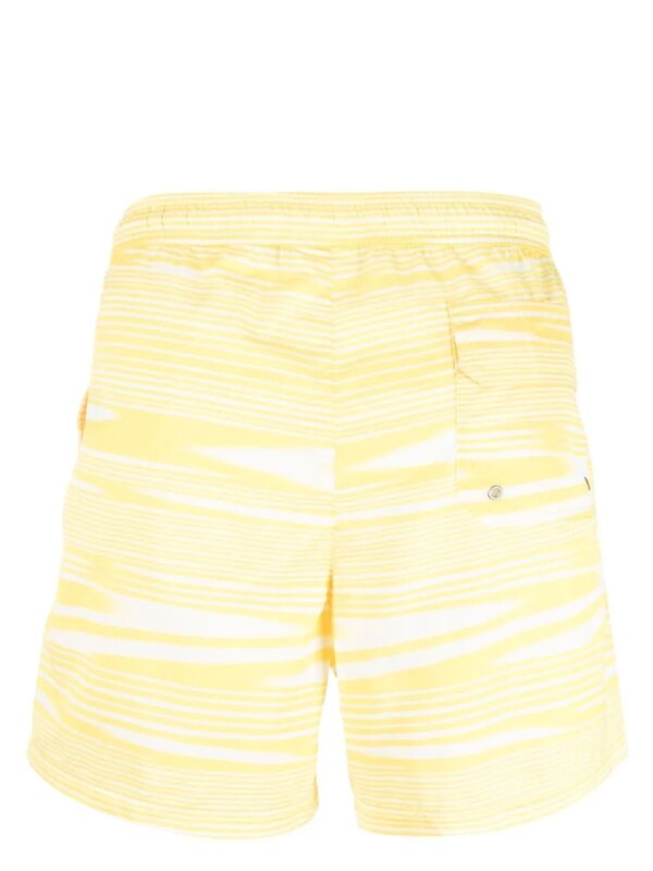 Missoni Gestreepte zwembroek - Geel