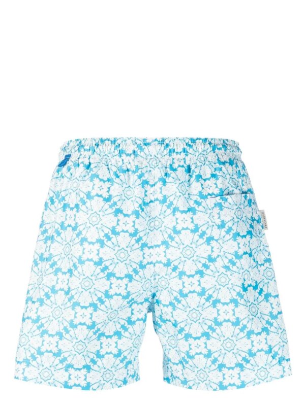 PENINSULA SWIMWEAR Zwembroek met geometrische print - Blauw