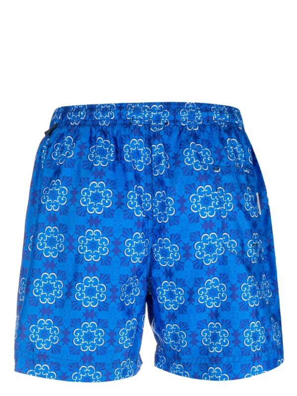 PENINSULA SWIMWEAR Zwembroek met grafische print - Blauw