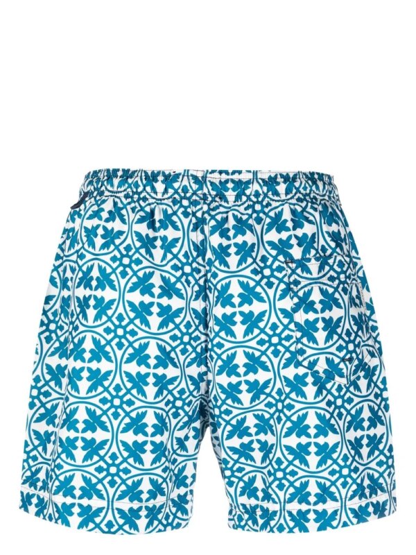 PENINSULA SWIMWEAR Zwembroek met geometrische print - Blauw