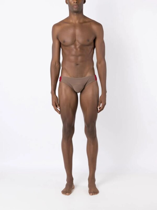 Amir Slama Tweekleurige zwembroek - Bruin