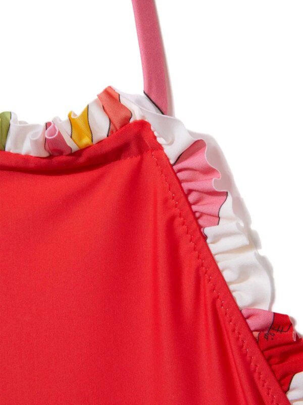 PUCCI Junior Badpak met ruches - Rood