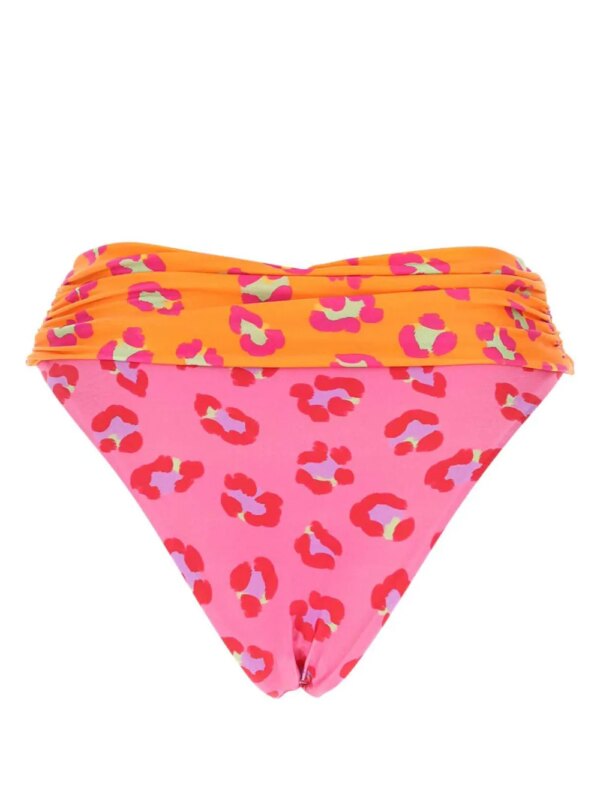 FARM Rio Stretch bikinislip met dierenprint - Roze