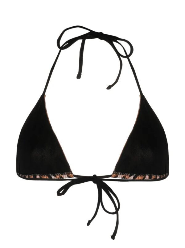 Roberto Cavalli Bikinitop met luipaardprint - Beige