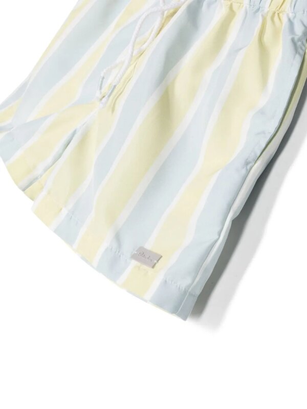 Patachou Gestreepte zwembroek - Blauw