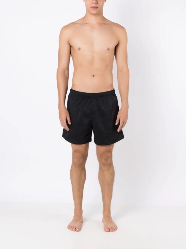 Osklen Zwembroek met logo - Zwart