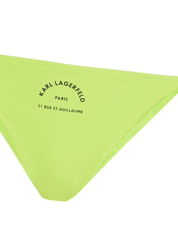 Karl Lagerfeld Bikinislip met logoprint - Groen