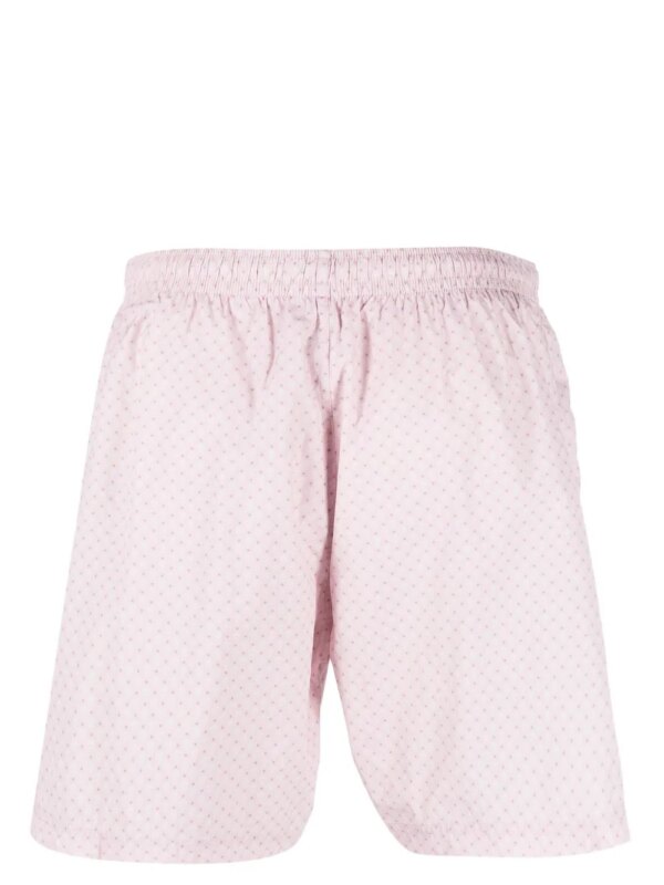 Alexander McQueen Zwembroek met doodskopprint - Roze