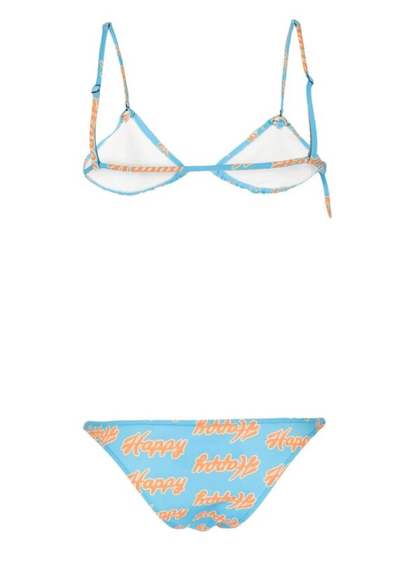 Natasha Zinko Bikini met print - Blauw