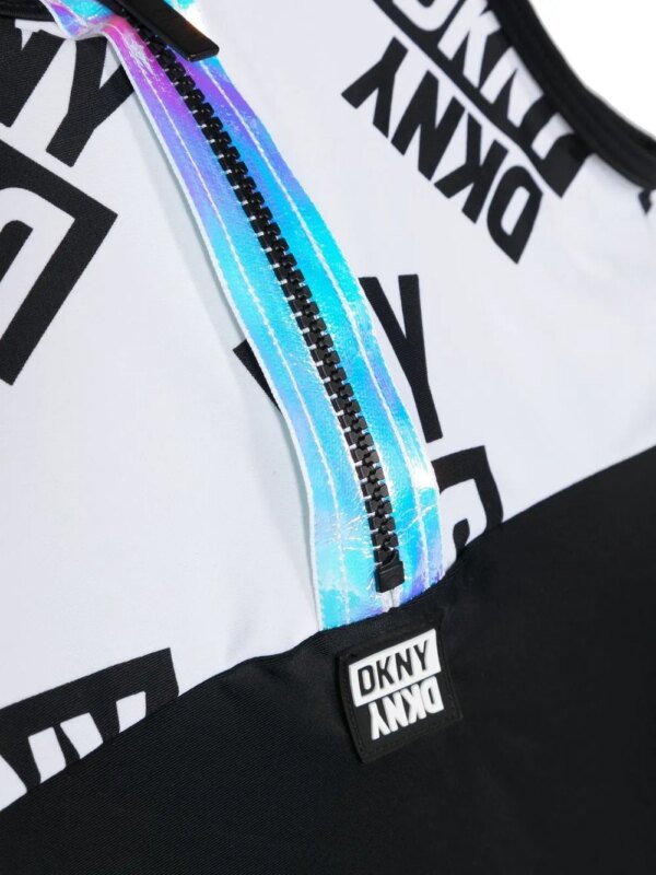 Dkny Kids Badpak met logoprint - Wit