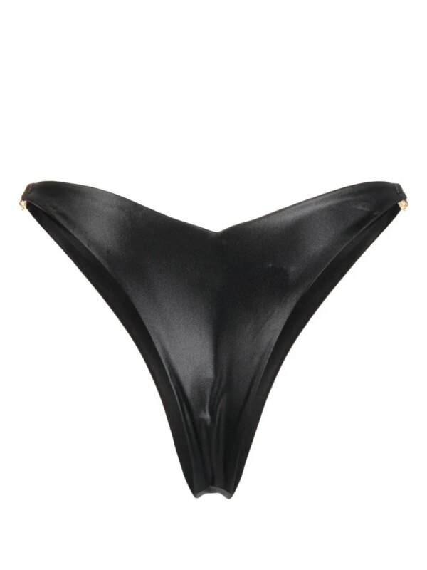 GCDS Bikinislip met logo - Zwart